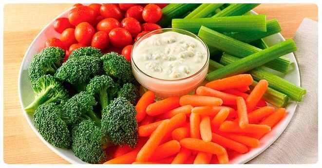 On the vegetable day of the six-petal diet, both raw and cooked vegetables are consumed. 